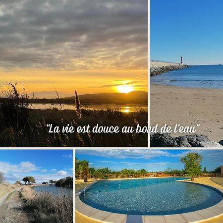 Entre Mer Et Roseaux - Piscine - Proche Centre Et Mer - Petfriendly Port-la-Nouvelle Quarto foto